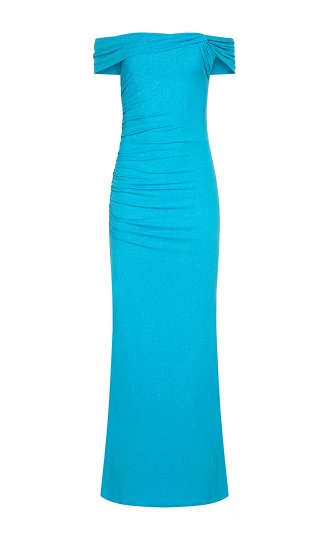 APOLLONIA Intense Blue Maxi Dress 1