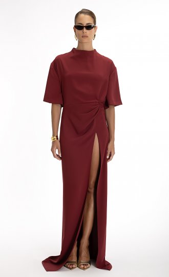 ASAEL dress Bordeaux  1