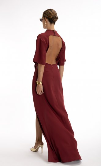 ASAEL dress Bordeaux  3